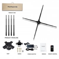 100 cm led 3d Hologram Fans in Delhi